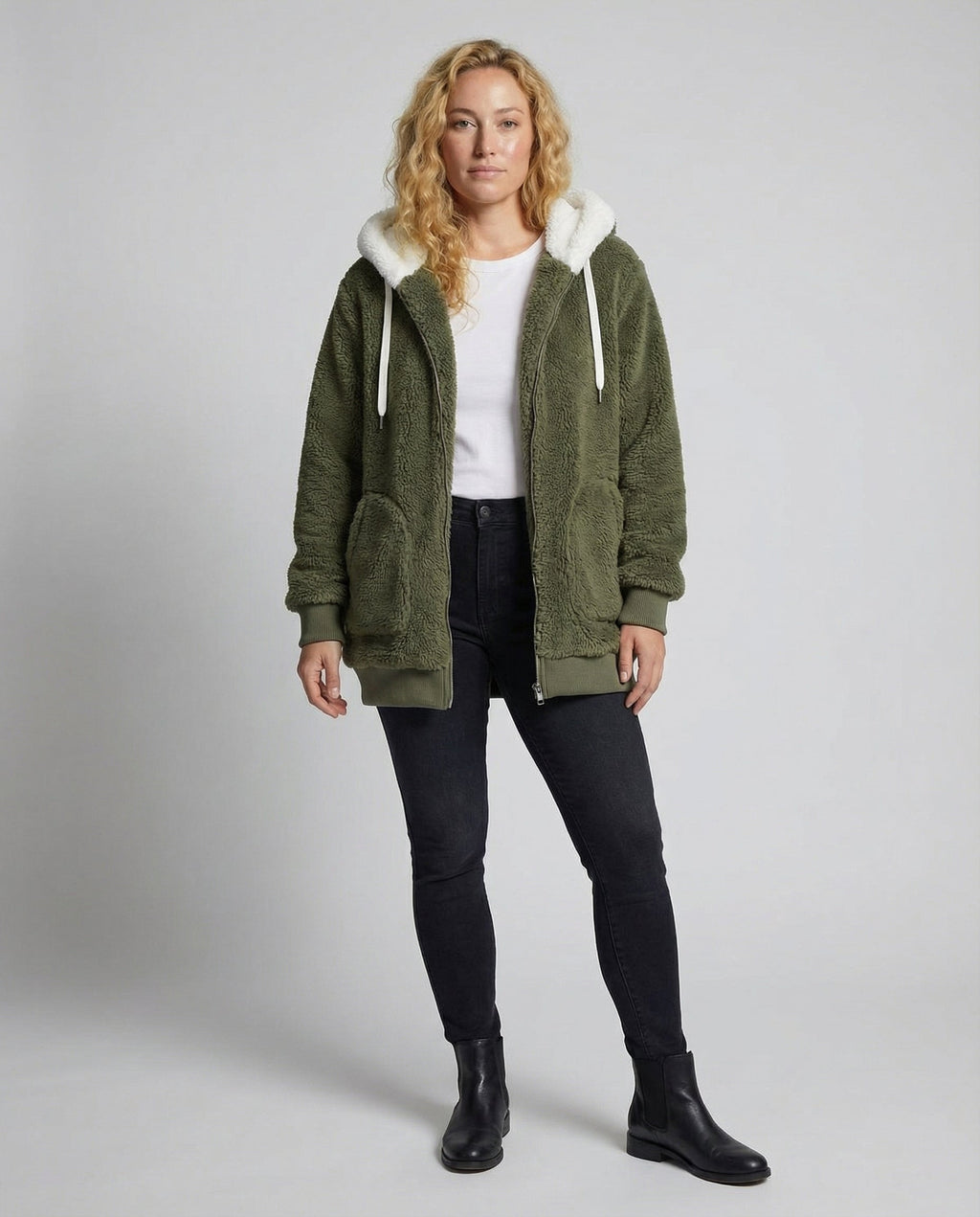 Oversized Teddy Jacket Women's