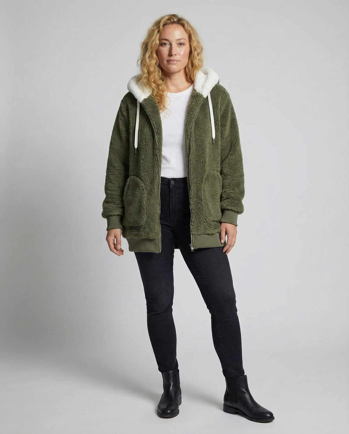 Oversized Teddy Jacket Women's