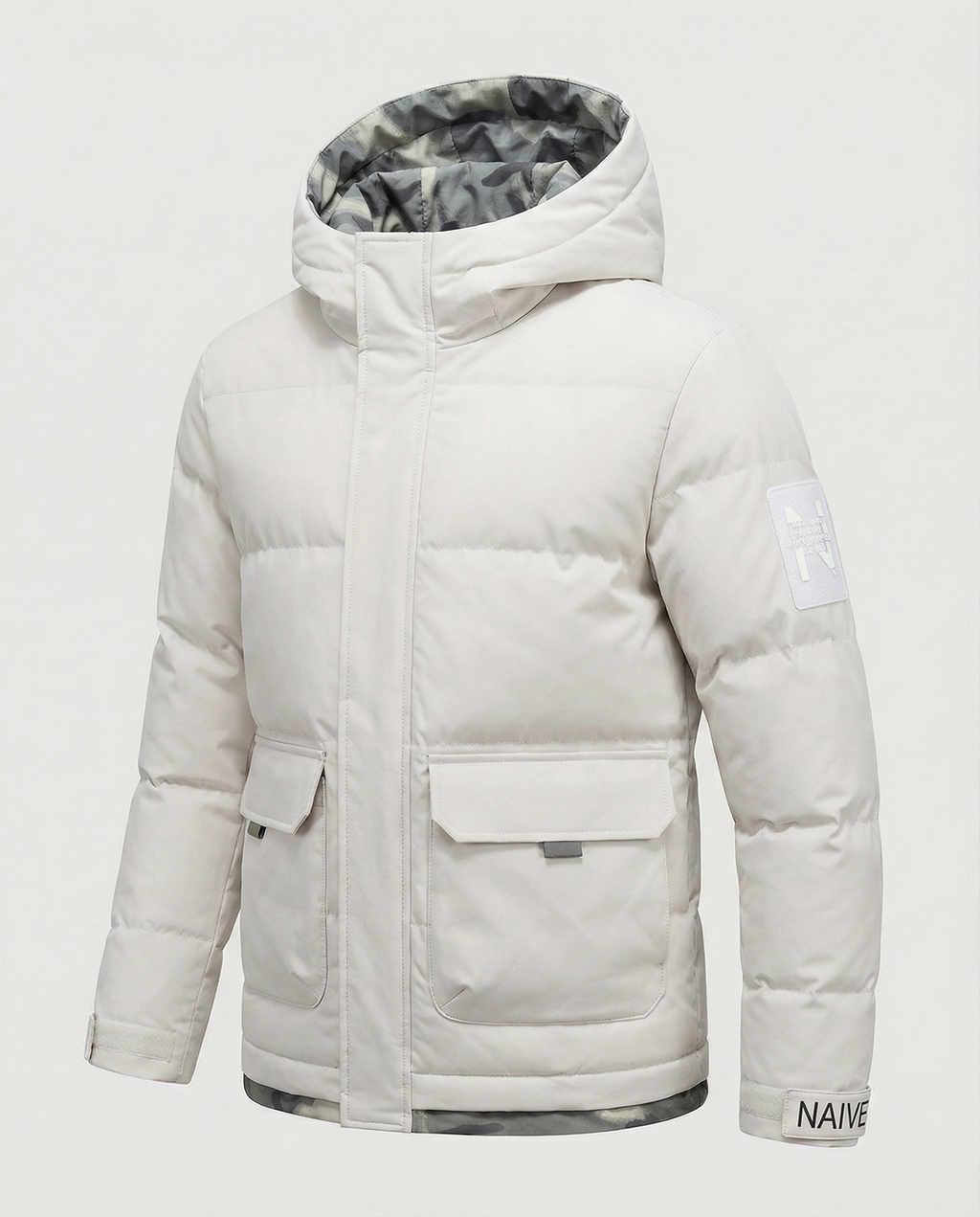 Warm Women's Winter Jacket Hood