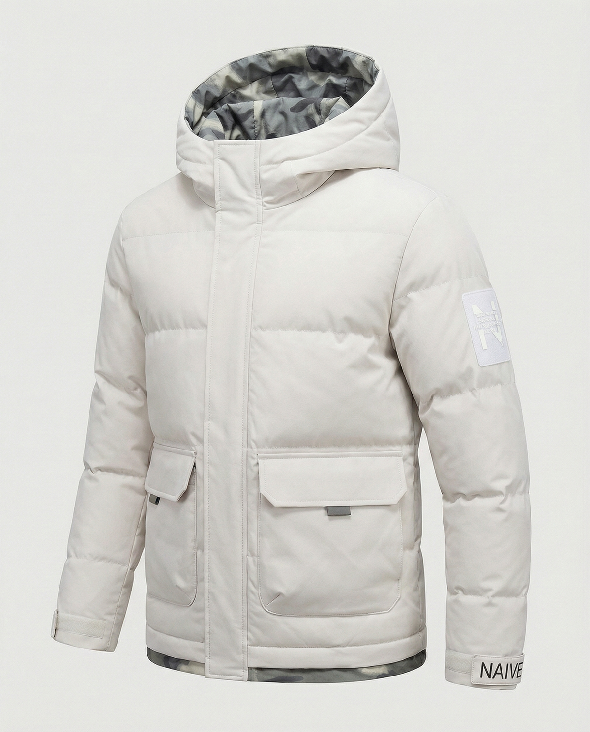 Warm Women's Winter Jacket Hood