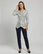 Elegant Women's V-Neck Top