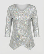 Elegant Women's V-Neck Top