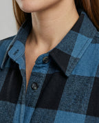 Casual Women's Check Long Blouse