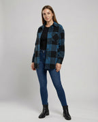 Casual Women's Check Long Blouse