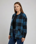 Casual Women's Check Long Blouse