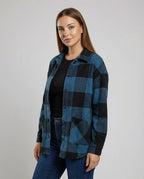 Casual Women's Check Long Blouse