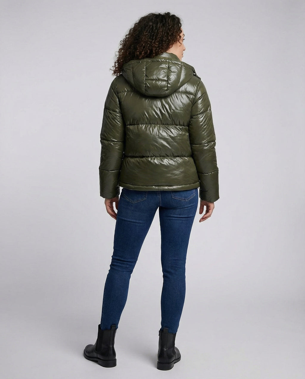 Women Puffy Jacket Hood