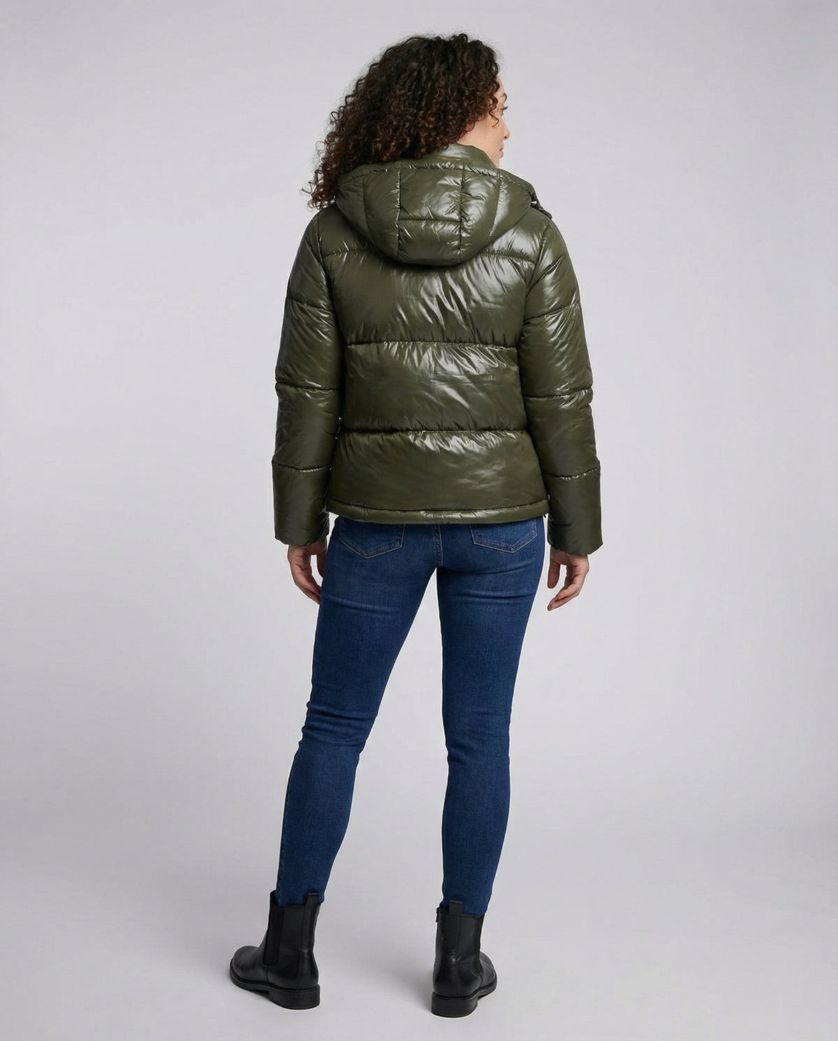 Women Puffy Jacket Hood