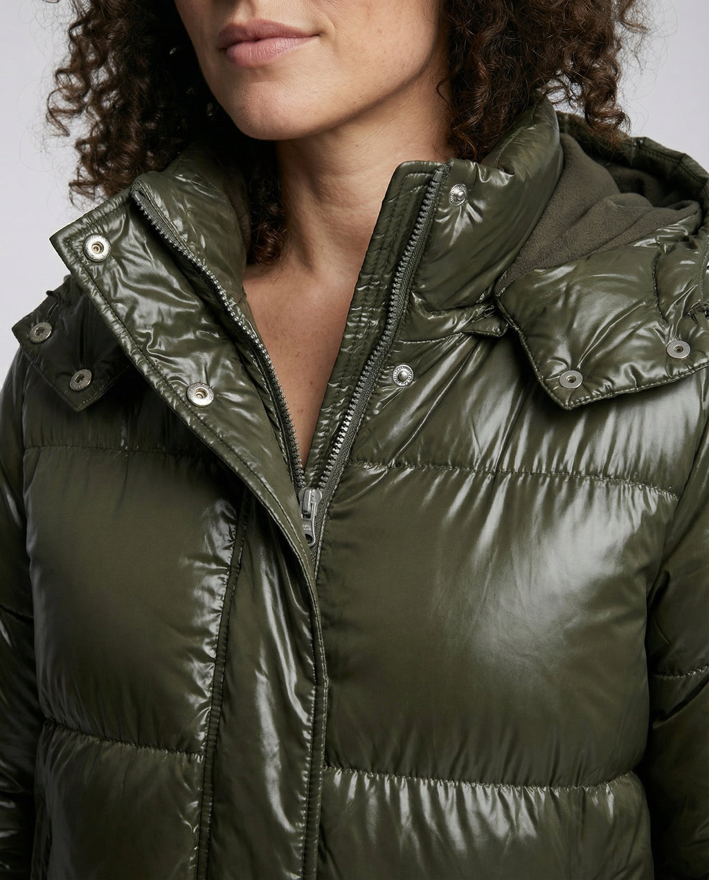 Women Puffy Jacket Hood