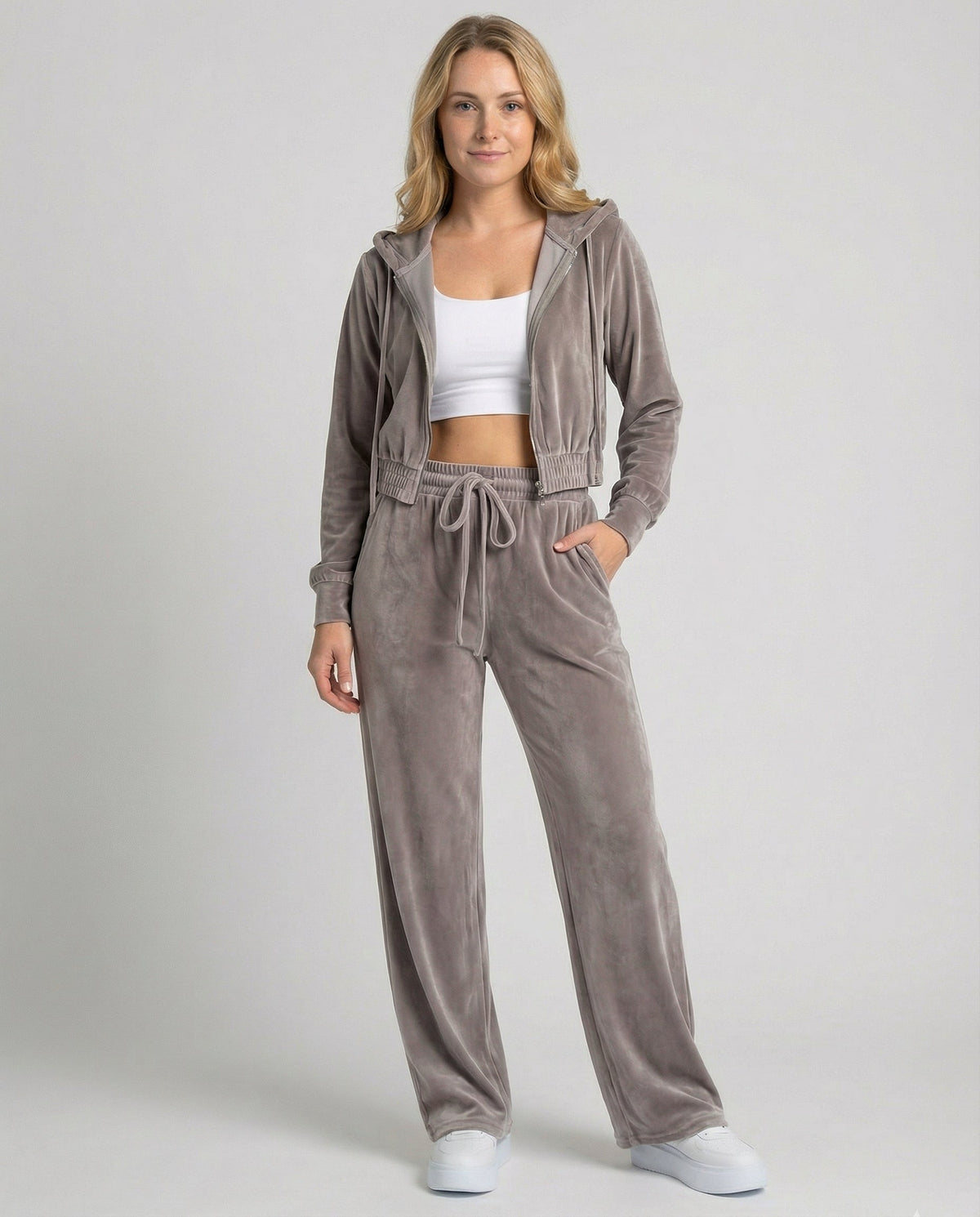 Minimalist Women's Fleece Two-Piece