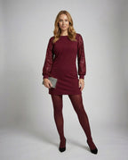 Casual glitter dress women