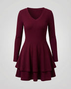 Women’s Wrap Dress Ruffles