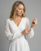 Elegant Chiffon Flatter Dress Women