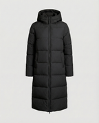 Tailored women's quilted coat winter