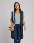 Oversized Women's Knitted Vest