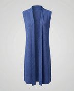 Oversized Women's Knitted Vest