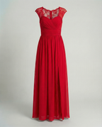 Evening dress women V-neck