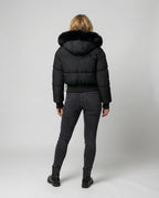Stylish Warm Cropped Down Jacket Women