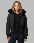 Stylish Warm Cropped Down Jacket Women