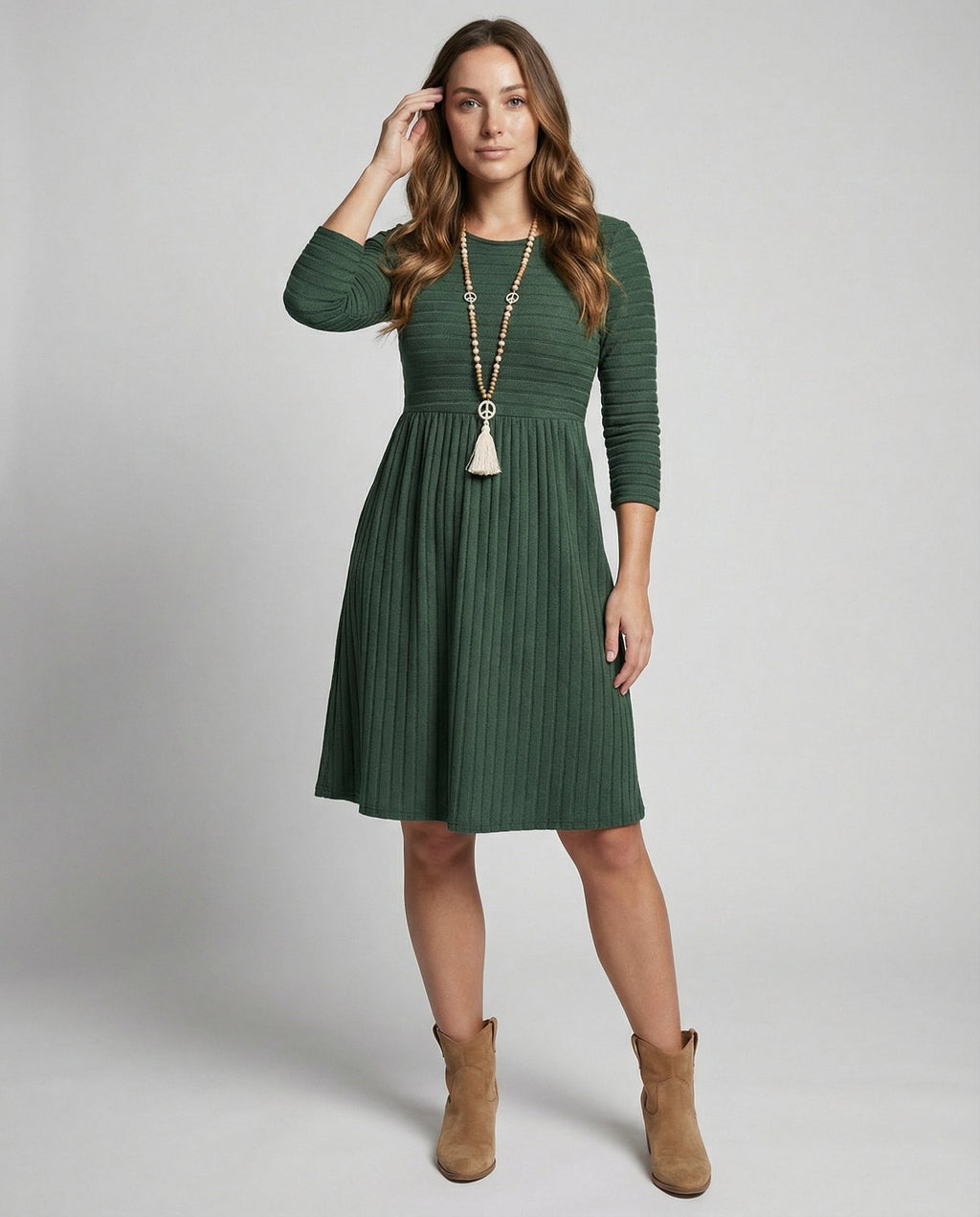 Knit dress Long sleeves Women
