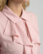 Ladies Blouse Ruffles Elegance
