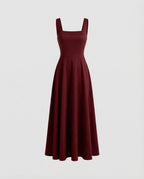 Soft Square Maxi Dress Women