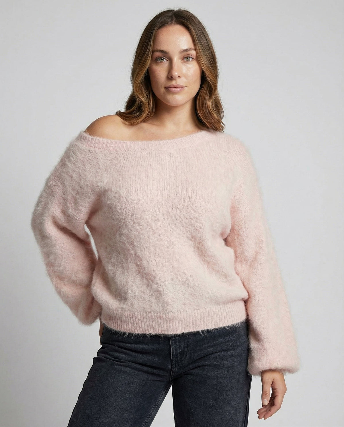 Women's Mohair-Oversized Sweater