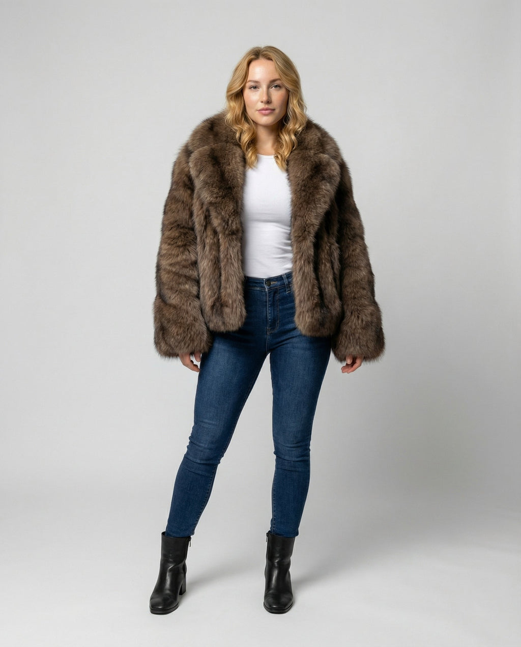Luxurious Soft Fur Jacket Women