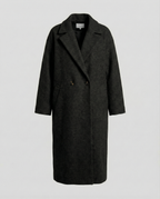 Oversized Wool Coat Women Elegant