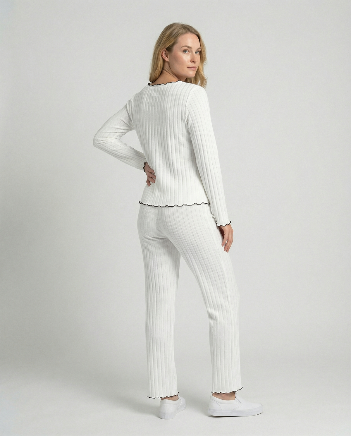 Women's Pajama Set Ruffles