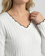 Women's Pajama Set Ruffles