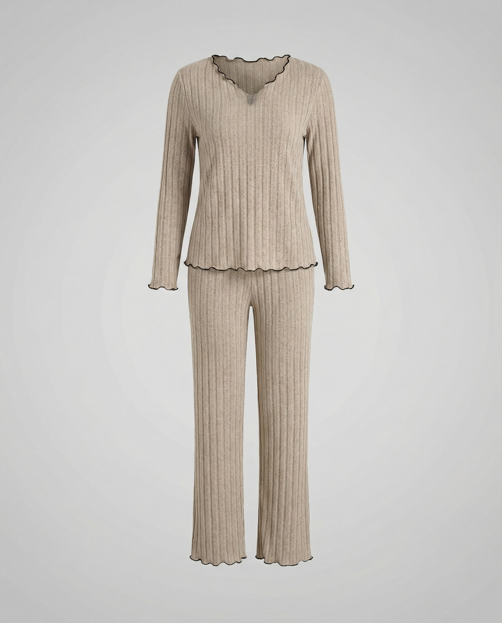Women's Pajama Set Ruffles