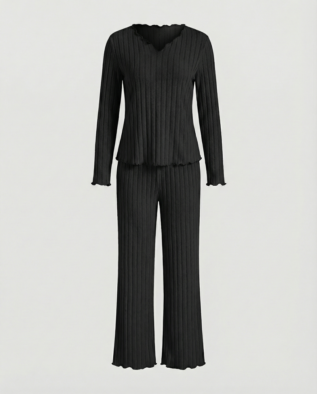 Women's Pajama Set Ruffles