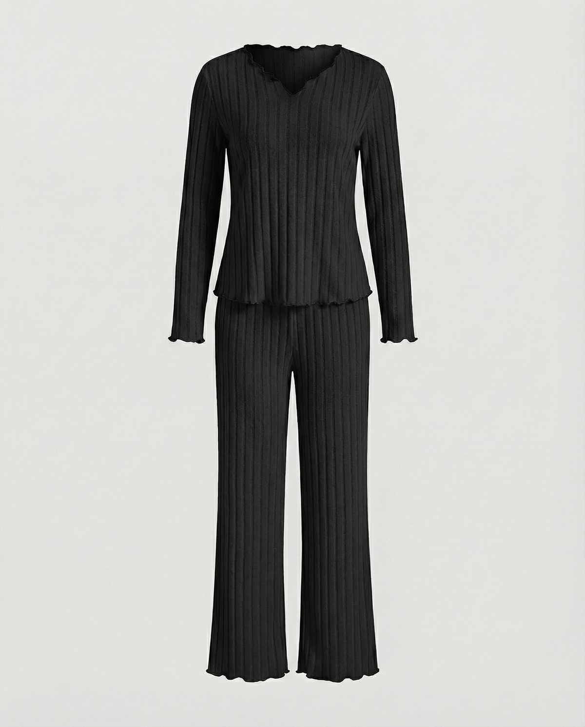 Women's Pajama Set Ruffles