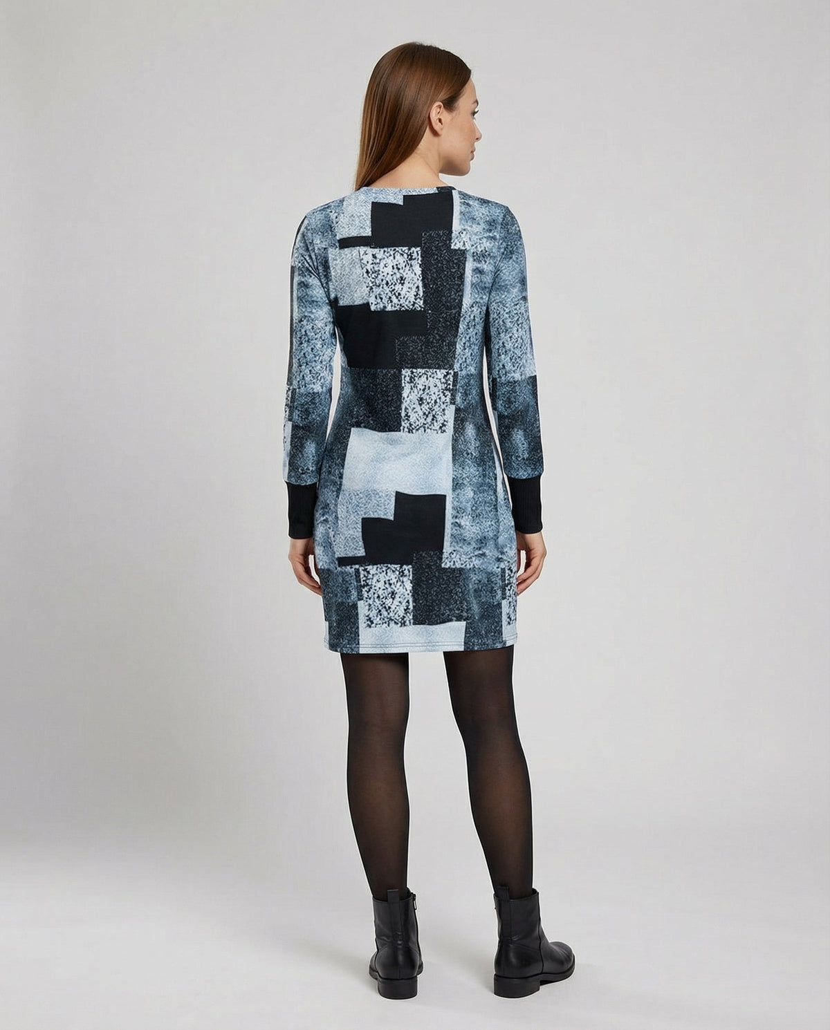 Women's Knit Dress Geometric