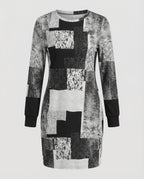 Women's Knit Dress Geometric