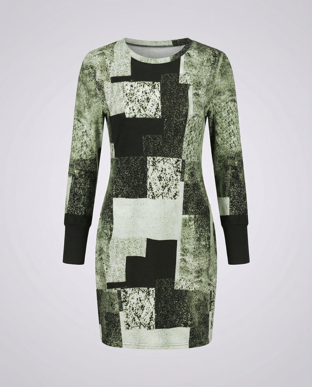 Women's Knit Dress Geometric