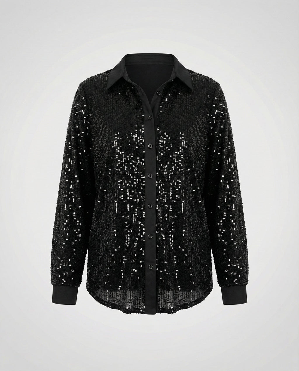 Shimmering women's sequin blouse