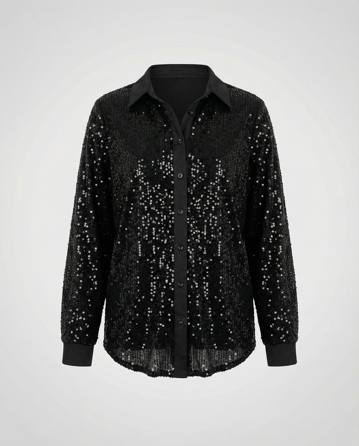 Shimmering women's sequin blouse