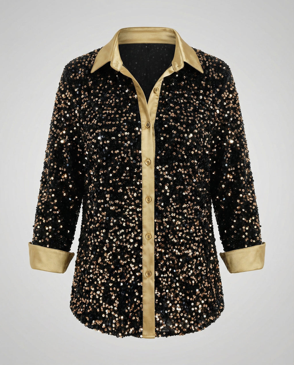 Shimmering women's sequin blouse