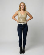 Shimmering Women's Top