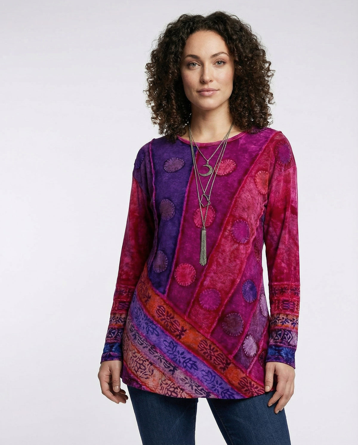 Colorful Vintage Tunic Women