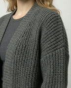Oversized Knit Coat Women