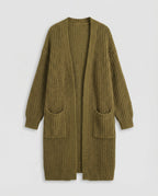 Oversized Knit Coat Women
