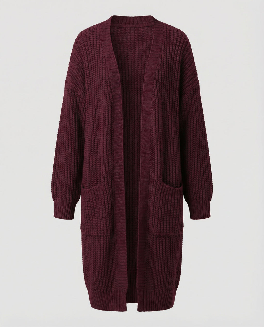 Oversized Knit Coat Women