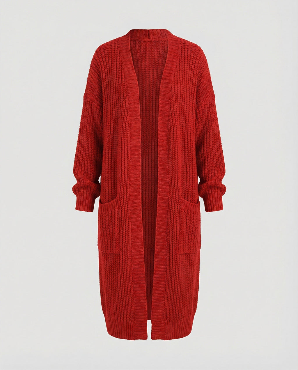 Oversized Knit Coat Women