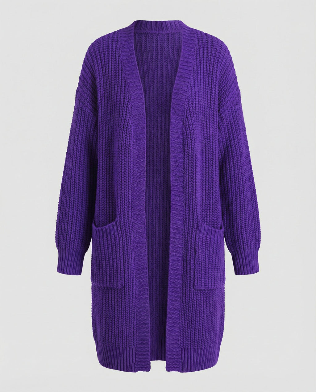 Oversized Knit Coat Women
