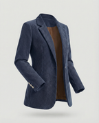 Cord Blazer Women Elegant