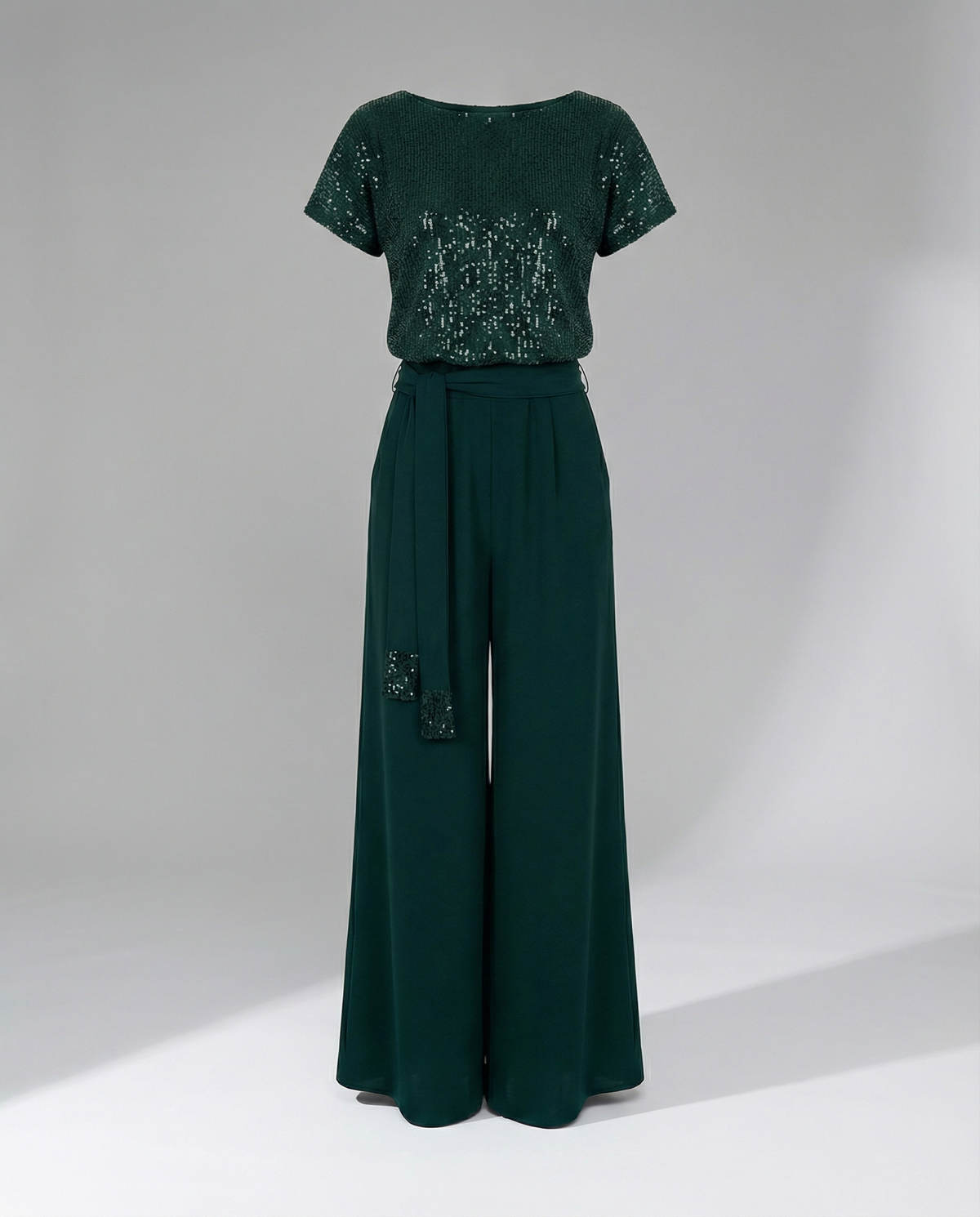 Glitter Jumpsuit Women Elegant