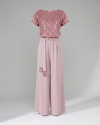 Glitter Jumpsuit Women Elegant